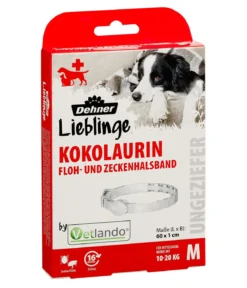 Dehner Lieblinge Kokolaurin Floh- und Zeckenhalsband M Hund