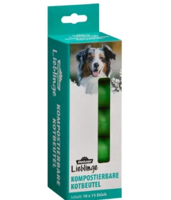 Dehner Lieblinge kompostierbare Hundekotbeutel, 10 x 15 Stk.