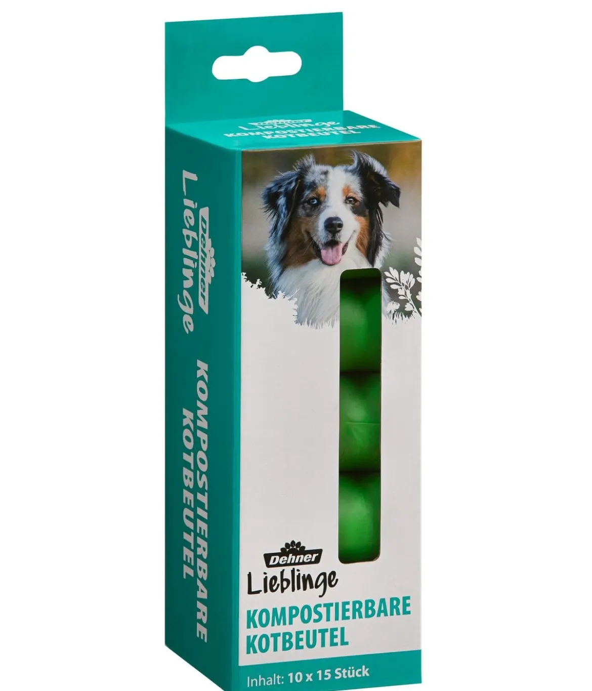 Dehner Lieblinge kompostierbare Hundekotbeutel, 10 x 15 Stk.