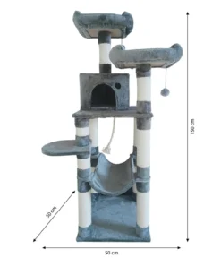 Dehner Lieblinge Kratzbaum Akiro, ca. B50/H150/T50 cm