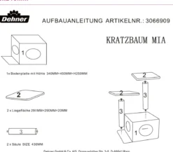 Dehner Lieblinge Kratzbaum Mia