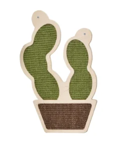 Dehner Lieblinge Kratzbrett Kaktus, grün/braun, ca. B32,5/H51/T1,5 cm