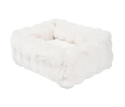 Dehner Lieblinge Kuschelbett Vancouver, weiß, rechteckig