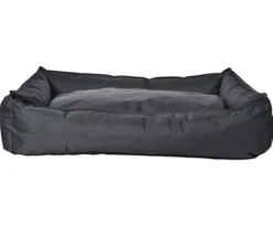 Dehner Lieblinge Kuschelbett Woof, rechteckig, grau