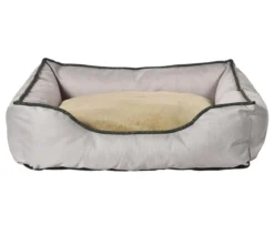 Dehner Lieblinge Kuschelbett Beanie, rechteckig, beige