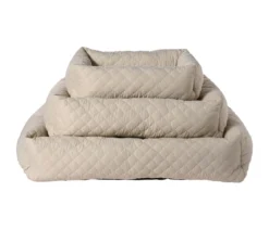 Dehner Lieblinge Kuschelbett Kenzie, rechteckig, beige