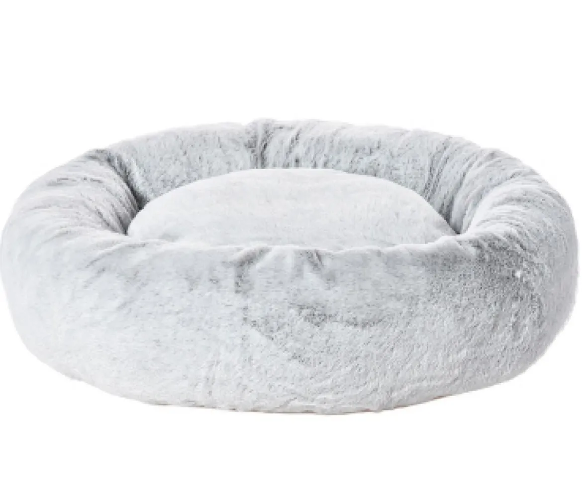 Dehner Lieblinge Kuschelbett Tender, rund, grau