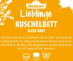 Dehner Lieblinge Kuschelbett Sleek, rechteckig