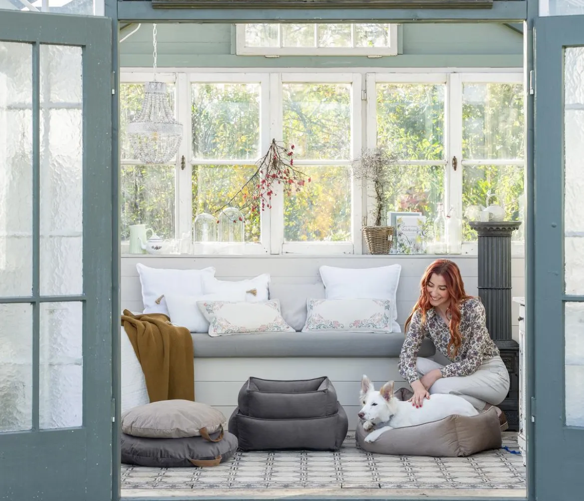 Dehner Lieblinge Kuschelbett Sleek, rechteckig