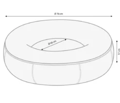 Dehner Lieblinge Kuschelbett Cookie, rund