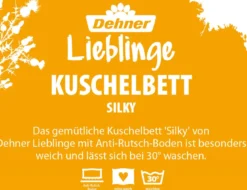 Dehner Lieblinge Kuschelbett Silky, rechteckig
