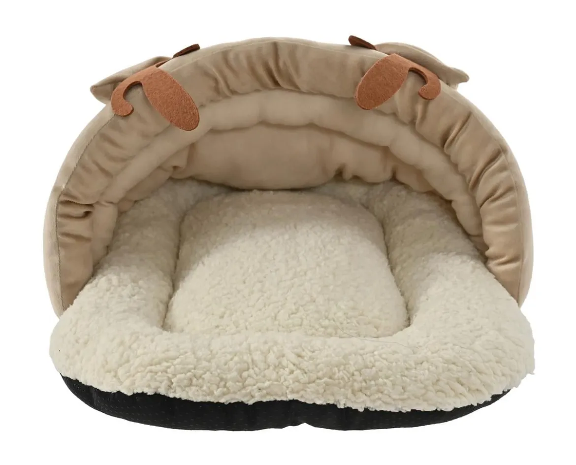 Dehner Lieblinge Kuschelbett Dasher, oval, ca. B56/H28/T39 cm