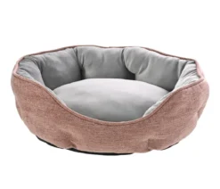 Dehner Lieblinge Kuschelbett Linette, oval, altrosa