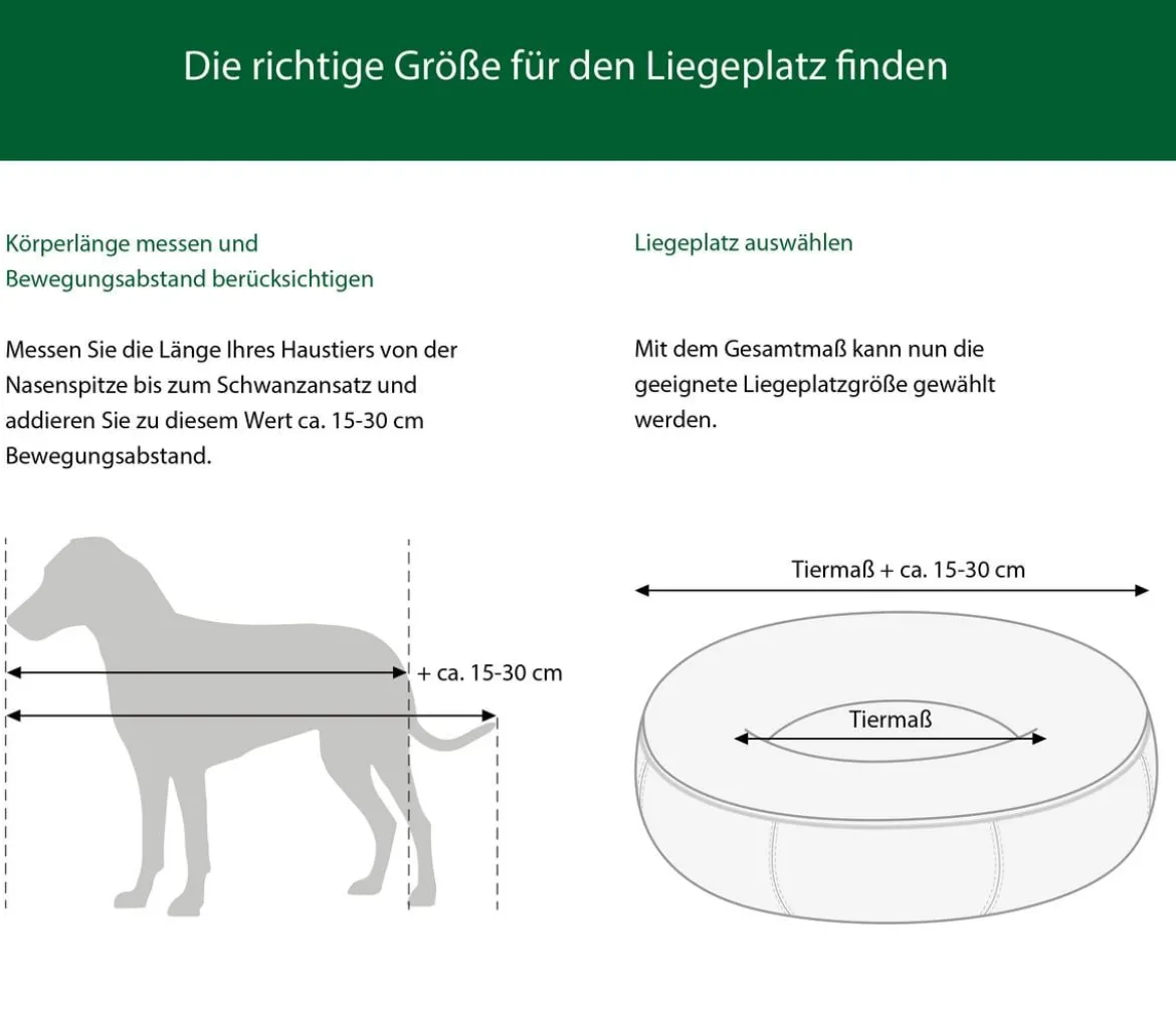 Dehner Lieblinge Kuschelbett Rocky, rund