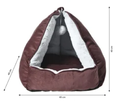 Dehner Lieblinge Kuschelhöhle Infinite 3 in 1, ca. B40/H40/T40