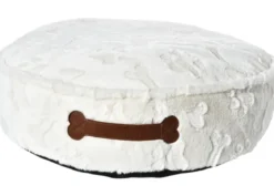 Dehner Lieblinge Kuschelkissen Flynn, rund, ca. Ø60/H15 cm