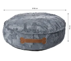 Dehner Lieblinge Kuschelkissen Flynn, rund, ca. Ø60/H15 cm