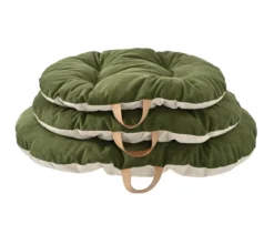 Dehner Lieblinge Kuschelkissen Indiana, oval, grün