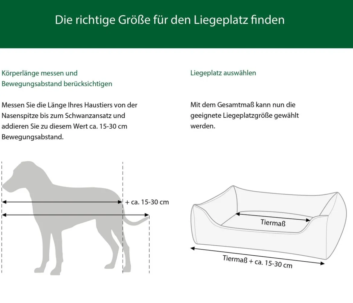 Dehner Lieblinge Kuschelkissen Finley, rechteckig, grau