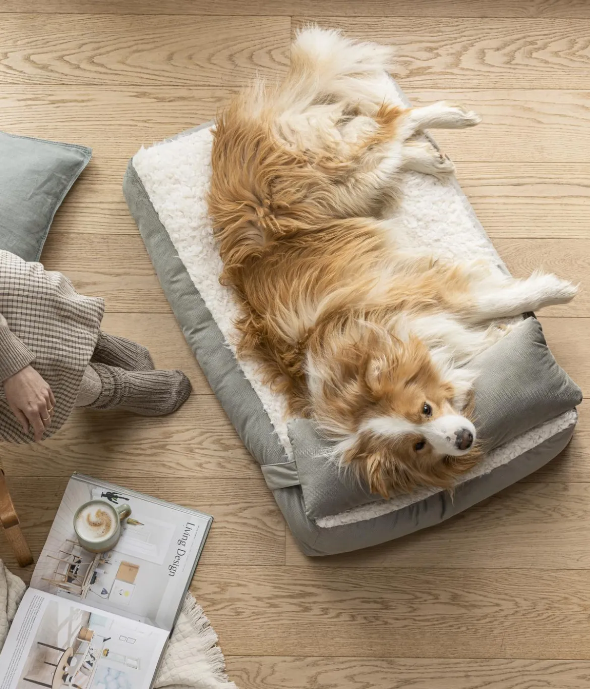 Dehner Lieblinge Kuschelkissen Duchesse, rechteckig
