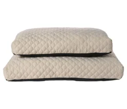 Dehner Lieblinge Kuschelkissen Kenzie, rechteckig, beige
