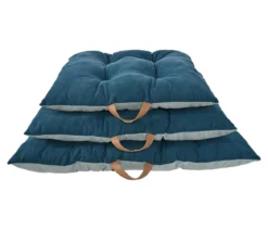 Dehner Lieblinge Kuschelkissen Pitch, rechteckig, blau
