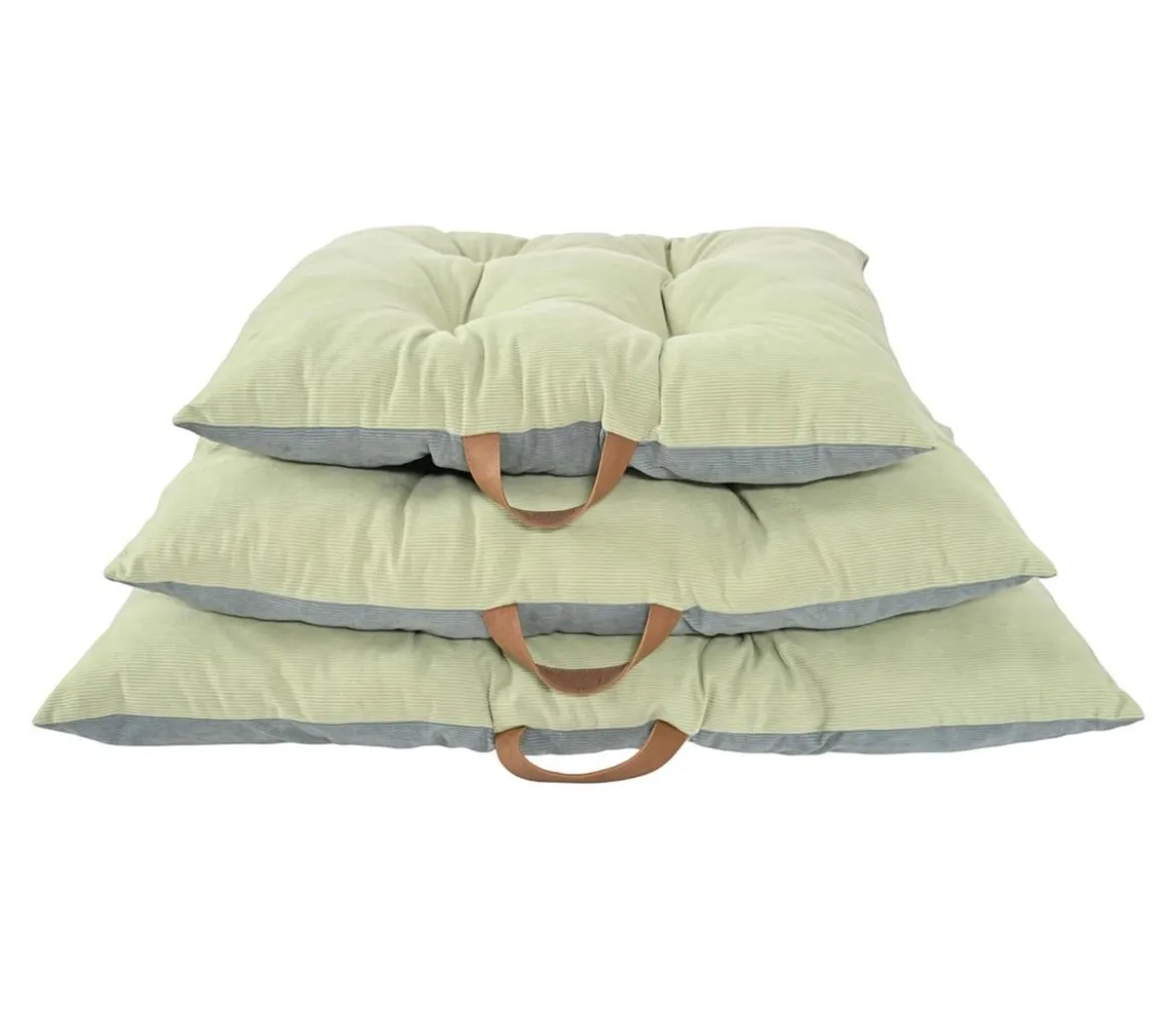 Dehner Lieblinge Kuschelkissen Pitch, rechteckig, grün