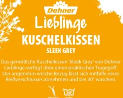 Dehner Lieblinge Kuschelkissen Sleek, rund