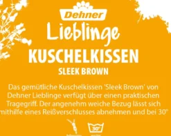Dehner Lieblinge Kuschelkissen Sleek, rund