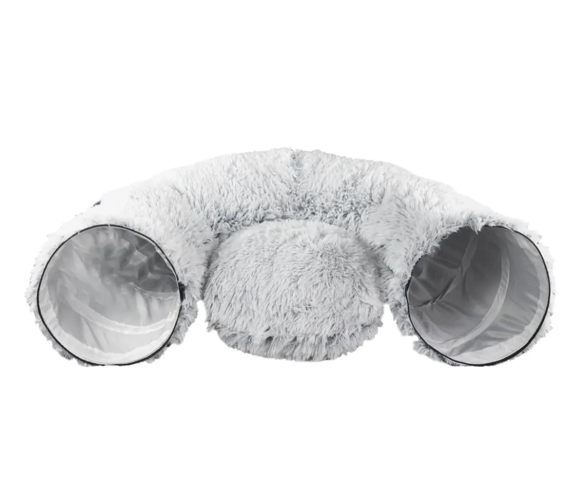 Dehner Lieblinge Kuscheltunnel 2 in 1 Gamble & Relax, ca. Ø85/H25 cm
