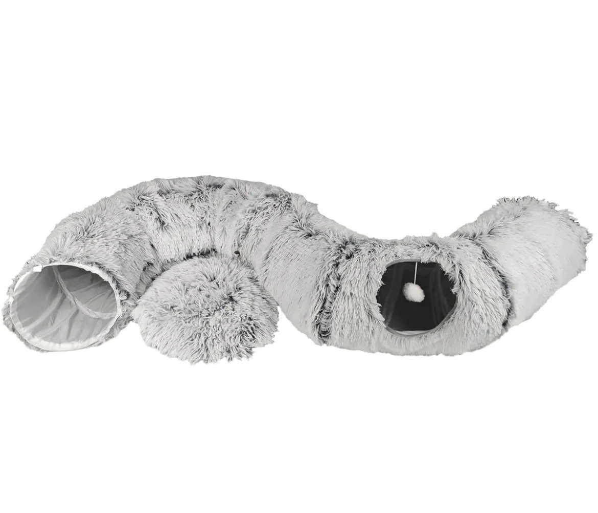 Dehner Lieblinge Kuscheltunnel 2 in 1 Gamble & Relax, ca. Ø85/H25 cm