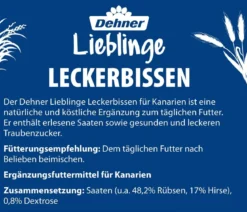 Dehner Lieblinge Leckerbissen für Kanarien, 20 g