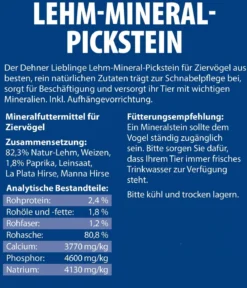 Dehner Lieblinge Lehm-Mineral-Pickstein Gemüse, 100 g