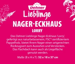 Dehner Lieblinge Nager-Eckhaus Lorry