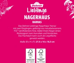 Dehner Lieblinge Nagerhaus Harras, ca. B27,5/H16/T18,5 cm