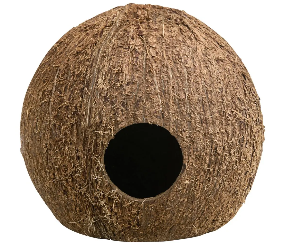 Dehner Lieblinge Nagerhaus Kokosnuss-Höhle Come In, ca. Ø12/H10 cm