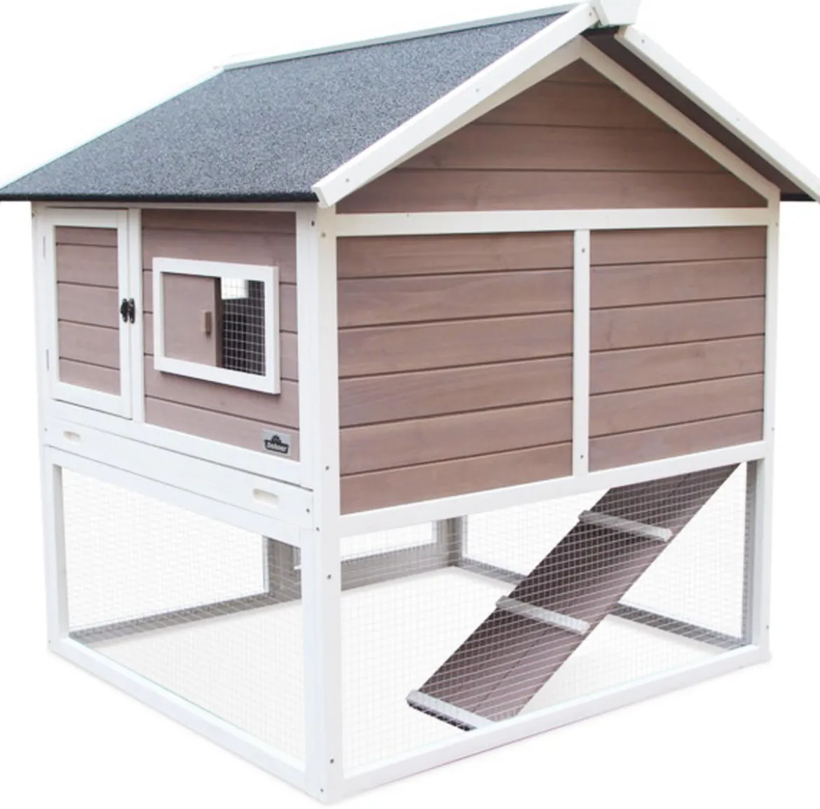 Dehner Lieblinge Nagerheim Castel, braun, ca. B106/H108/T103 cm