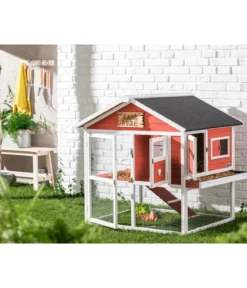 Dehner Lieblinge Nagerheim Castel, apricot, ca. B106/H108/T103 cm