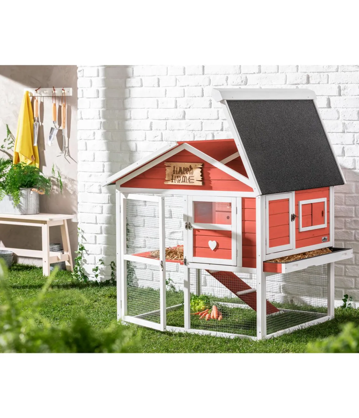 Dehner Lieblinge Nagerheim Castel, apricot, ca. B106/H108/T103 cm