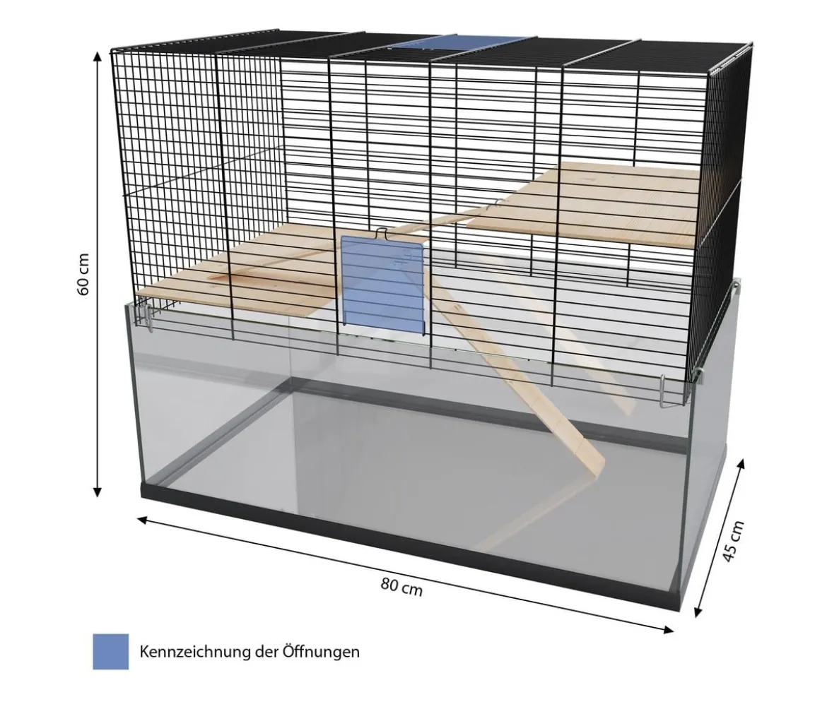 Dehner Lieblinge Nagerheim Glas Palast