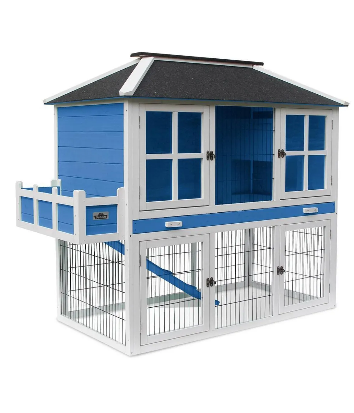 Dehner Lieblinge Nagerheim Palazzo, blau, ca. B145/H121/T72 cm