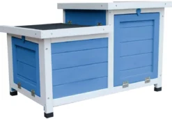 Dehner Lieblinge Nagerschlafhaus Teatro, blau, ca. B70/H45/T43 cm