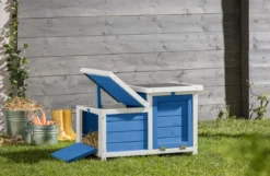 Dehner Lieblinge Nagerschlafhaus Teatro, blau, ca. B70/H45/T43 cm