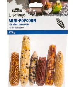 Dehner Lieblinge Nagersnack Mini-Popcorn für Vögel und Nager, 170g
