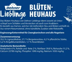 Dehner Lieblinge Nagersnack Blüten-Heuhaus