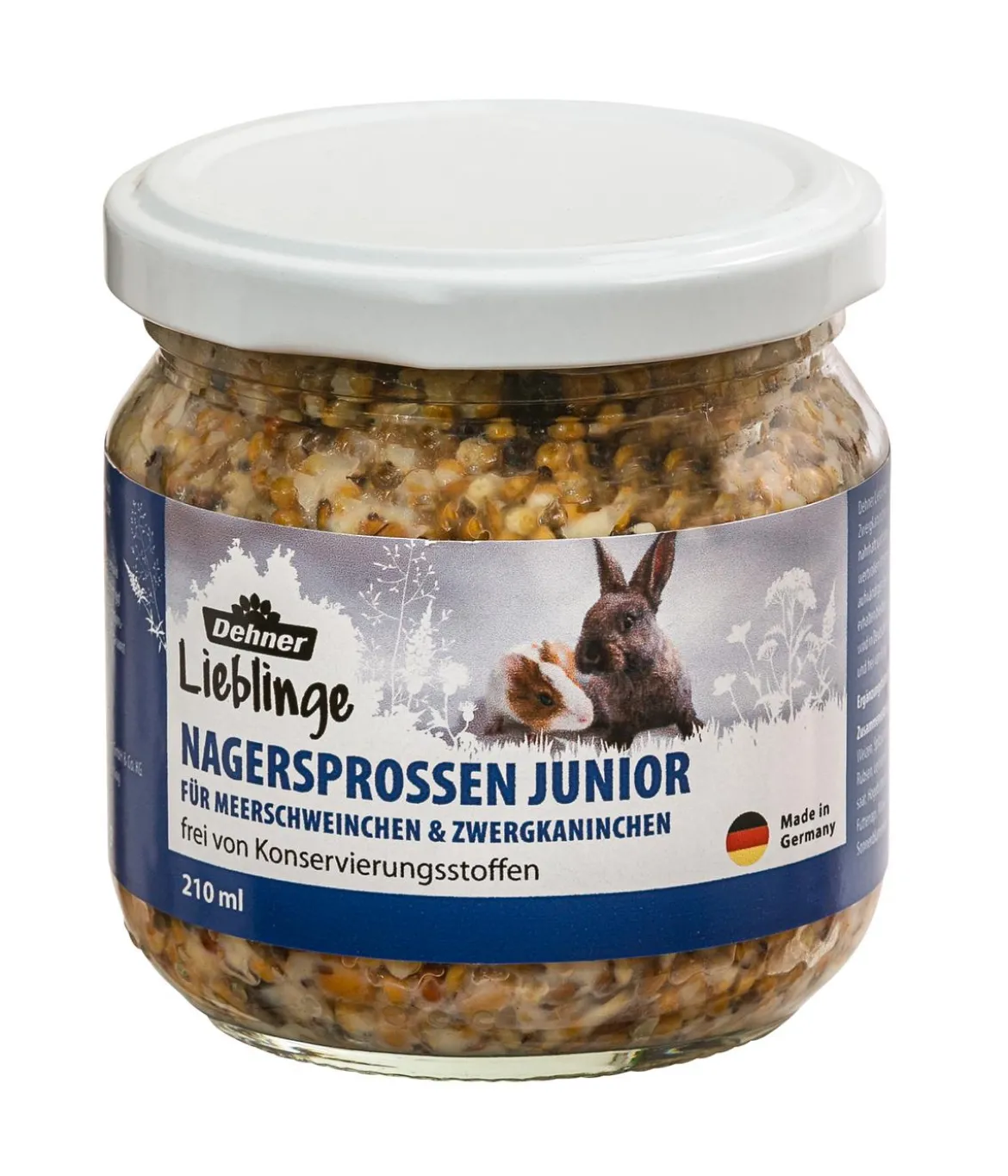Dehner Lieblinge Nagersprossen für Meerschweinchen & Kaninchen, Junior, 210 ml