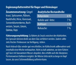 Dehner Lieblinge Nagersprossen für Hamster & Mäuse, 210 ml