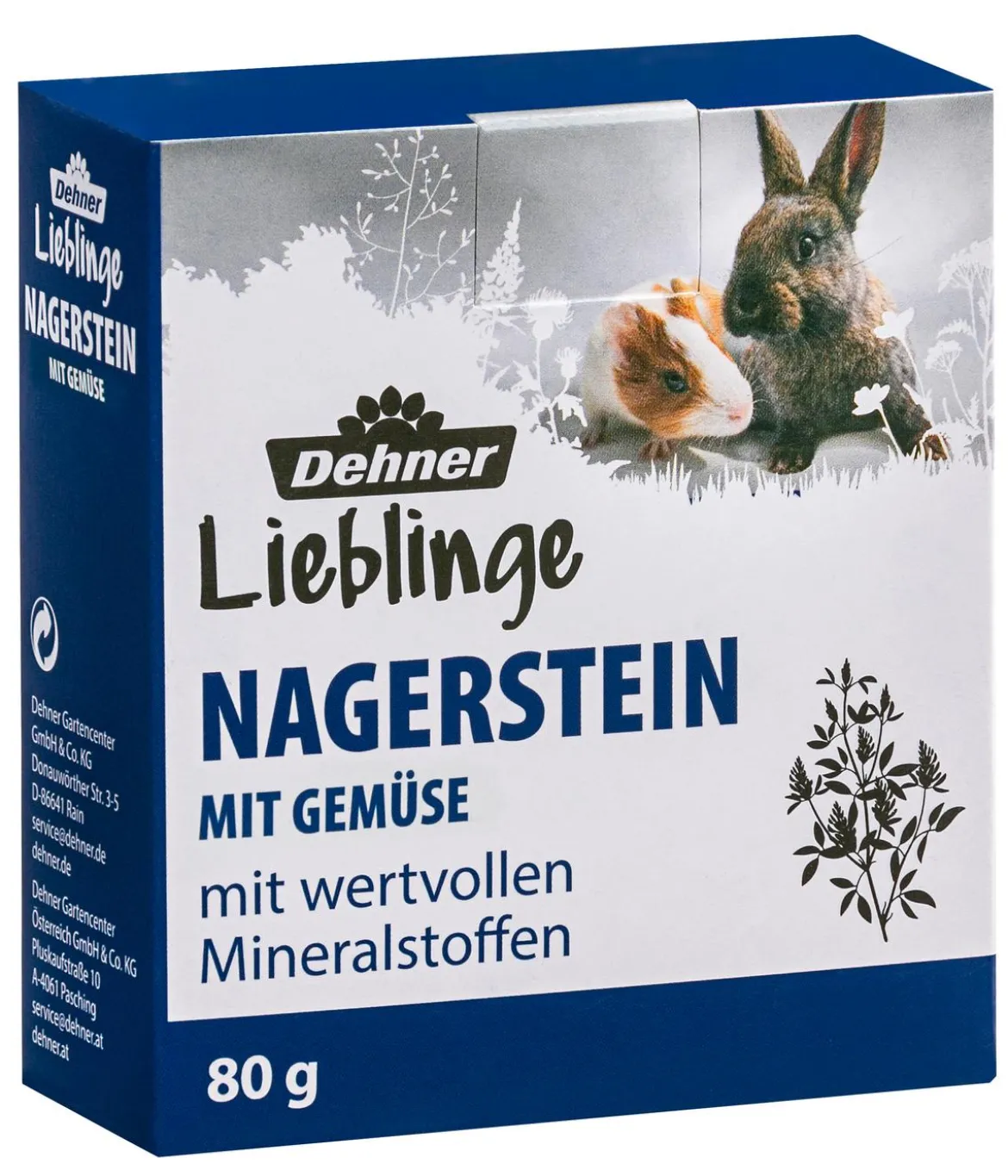 Dehner Lieblinge Nagerstein mit Gemüse, 80 g