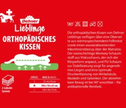 Dehner Lieblinge Orthopädisches Hundekissen Somnus, rechteckig