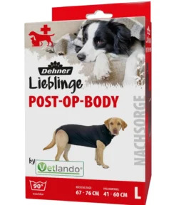 Dehner Lieblinge Post-OP-Body, schwarz